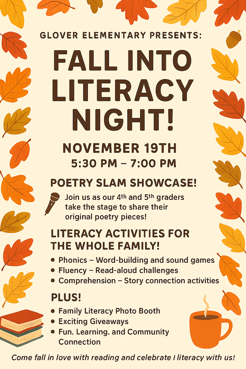  Literacy Night Flyer